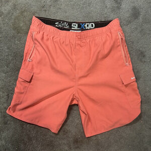 Salt Life Men’s Size 32" SLX-QD Boardshorts Swim Trunks Shorts Salmon Peach‎